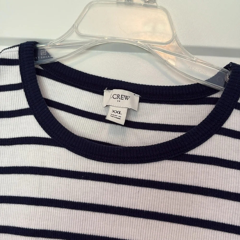 J Crew ribbed basic tank top